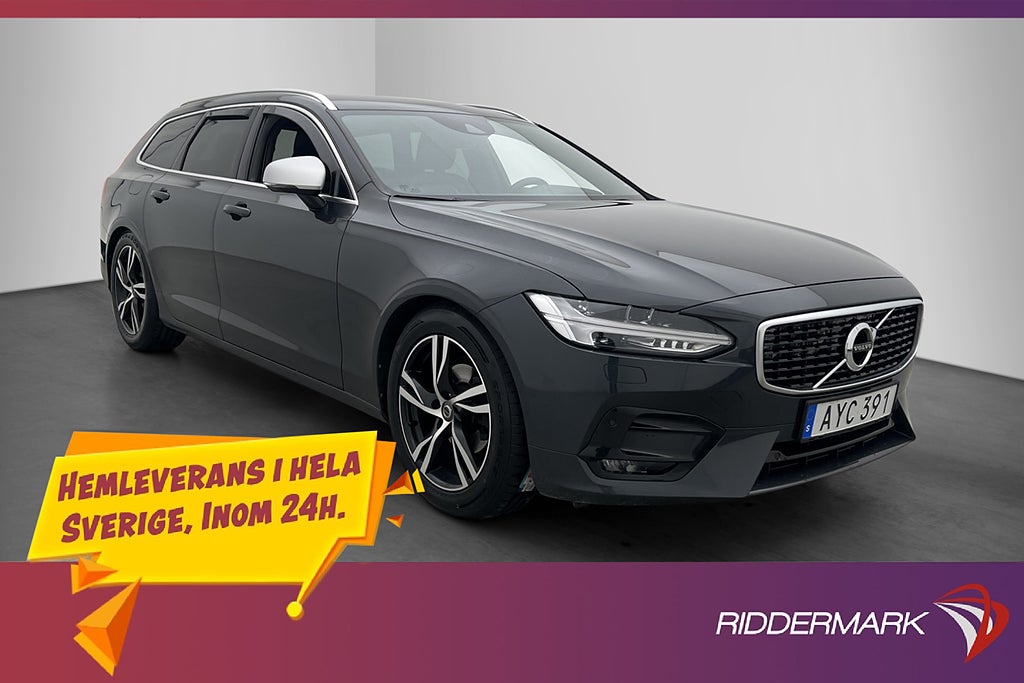 Volvo V90 D3 AWD R-Design VOC Värmare CarPlay Sensorer Drag