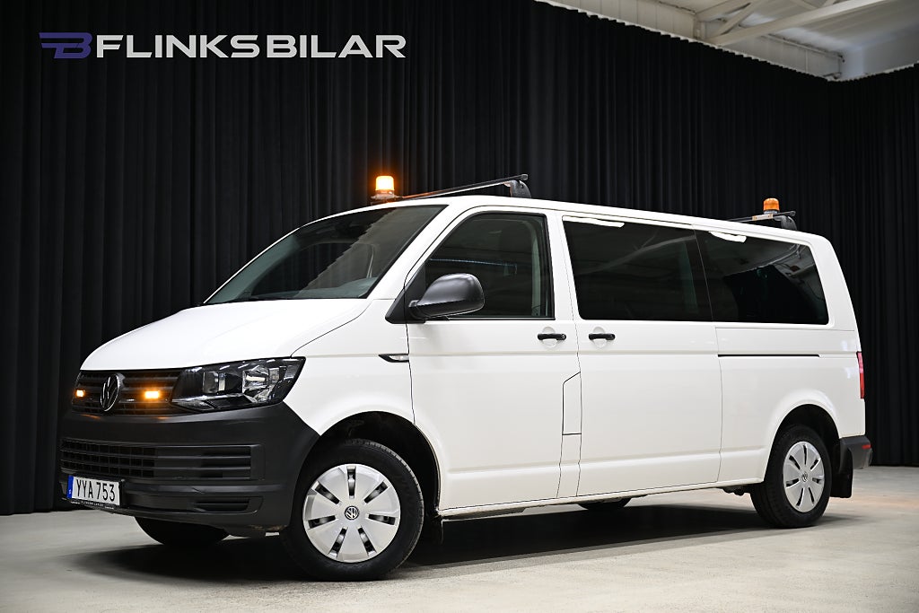 Volkswagen Caravelle DSG 150HK L2 9-Sits|Dubbeldörr|Drag|Värmare|Moms|SeUTR!