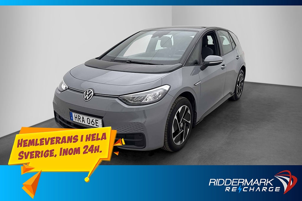 Volkswagen ID.3 Pro Performance 204hk Navi CarPlay MOMS