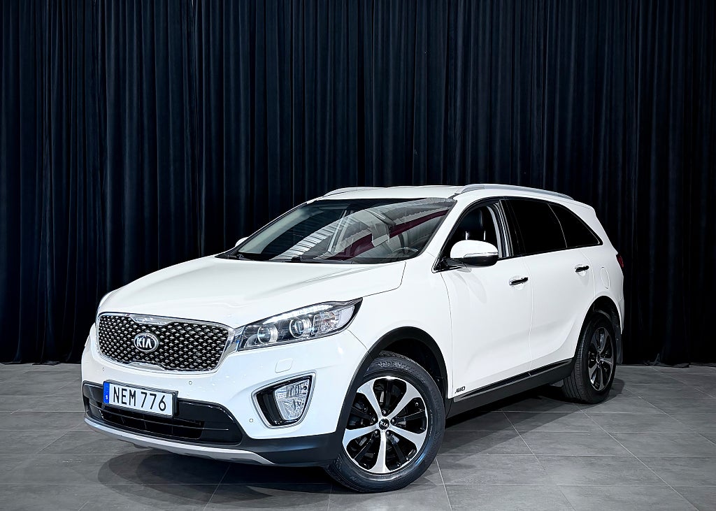 Kia Sorento 2.2 CRDi AWD Business 7 sits DRAG VÄRM KAMERA SKINN GPS