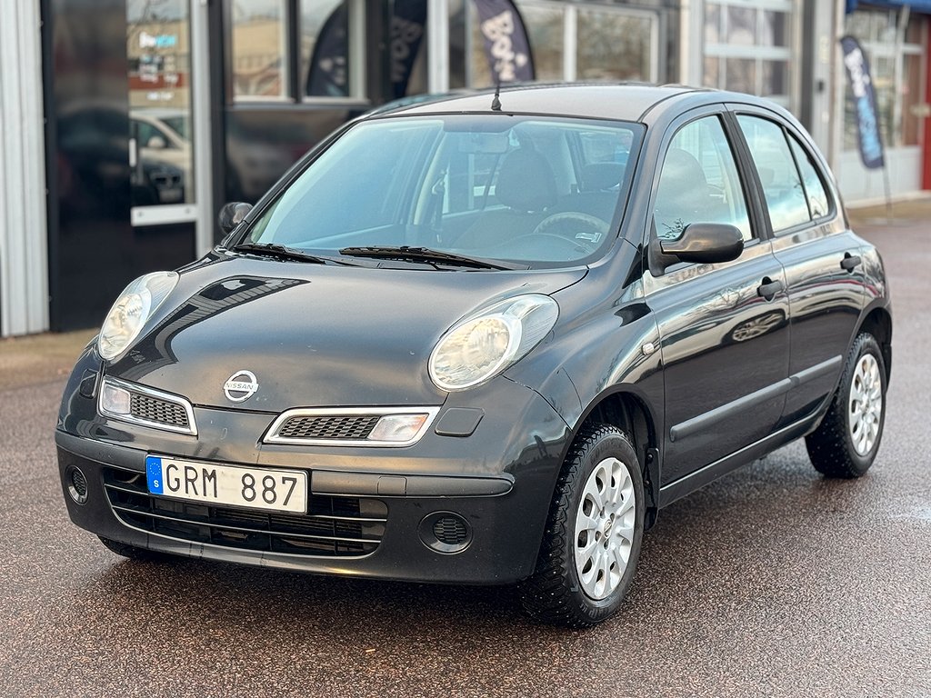 Nissan Micra 1.2 80hk | AC | Bensinsnål | Årsskatt 976 kr