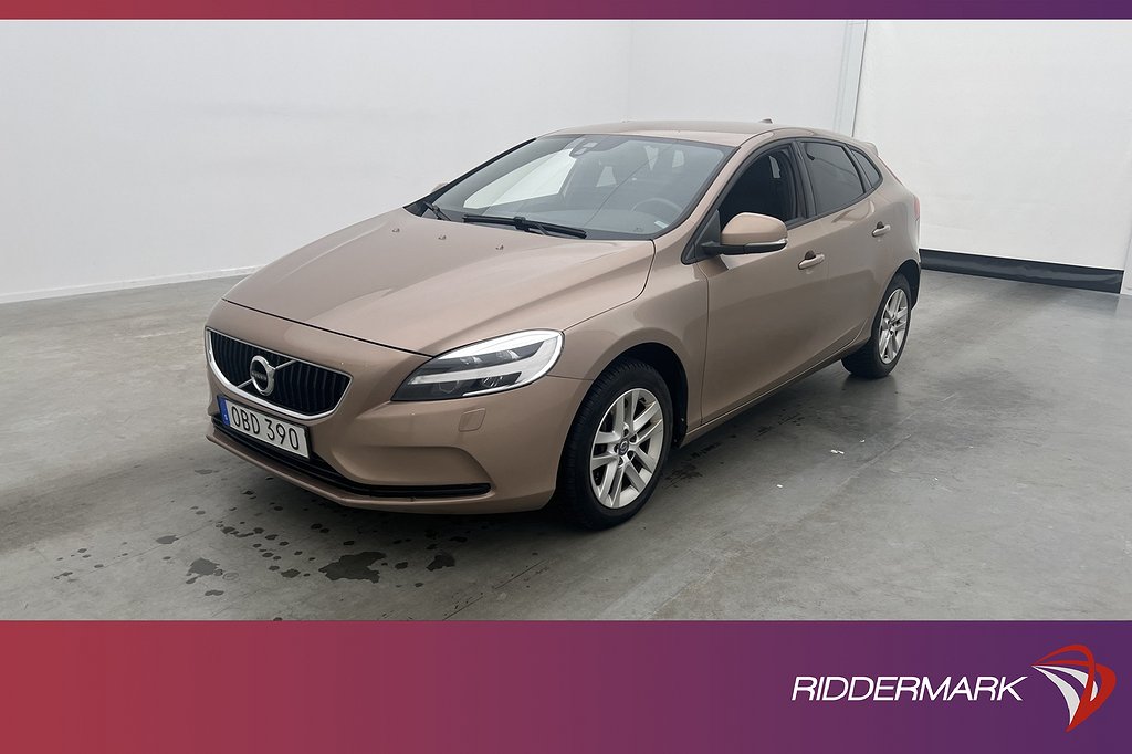 Volvo V40 D3 150hk Momentum VOC Värmare Sensorer Halvskinn