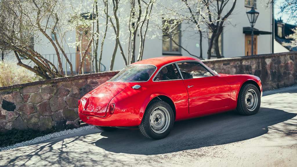 Alfa Romeo Giulietta SZ levererades som ny till Jocke Bonnier. Foto: Collecting Cars