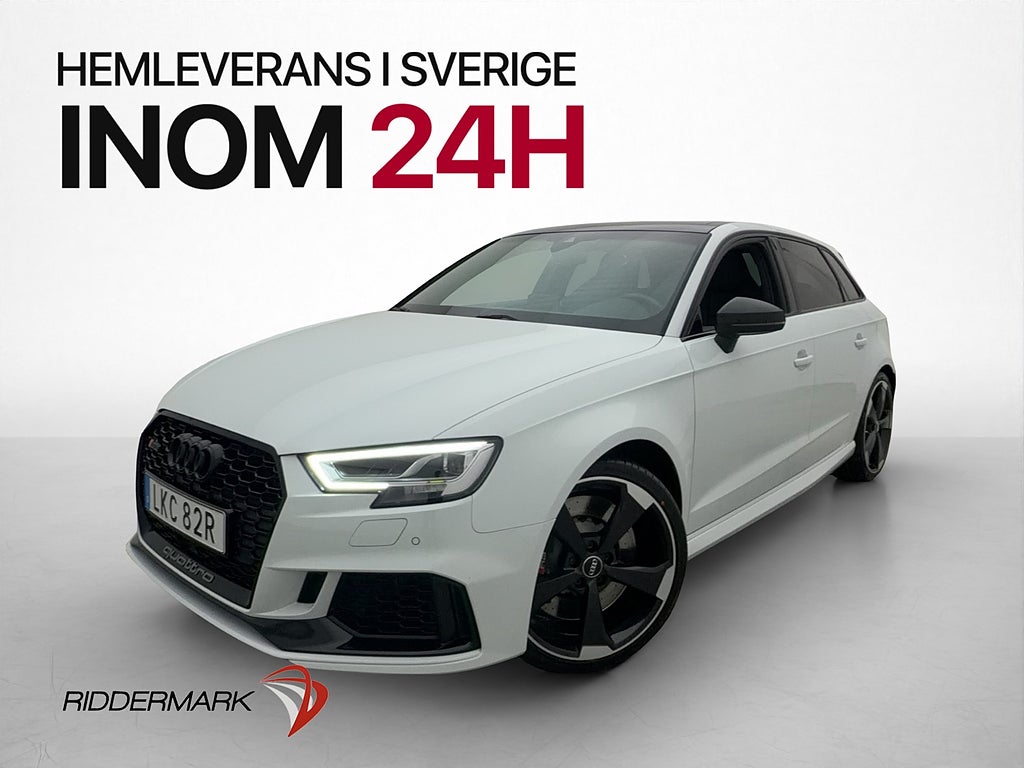 Audi RS3 400hk RS-Design Pano B&O Cockpit Matrix Sportavgas