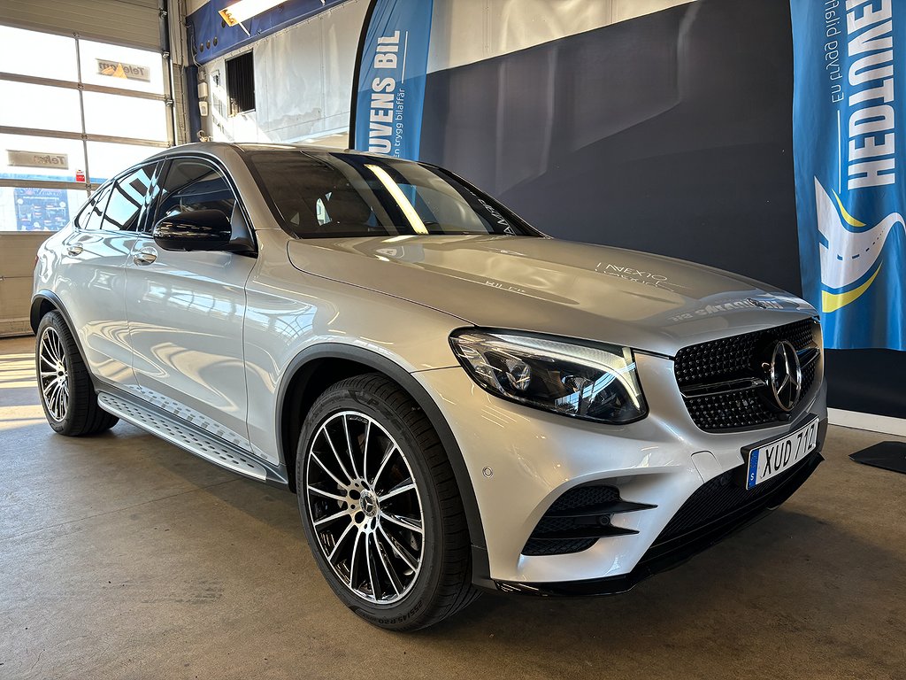 Mercedes-Benz GLC 220D Coupé 4Matic AMG Pkt *MELLANDAGSFYND* Panorama/Alu 20"