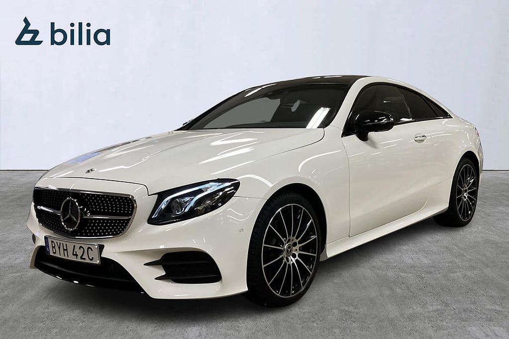 Mercedes-Benz E 220 d Coupé 4MATIC AMG Line/Panorama/Burmester/Adaptiv Fart/s&v-