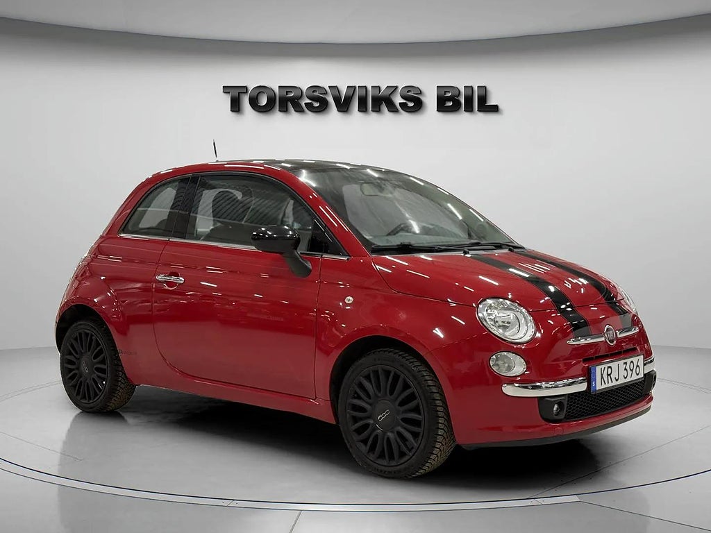 Fiat 500 1.2 8V Lounge Skinn Panorama  - miniatyr 7