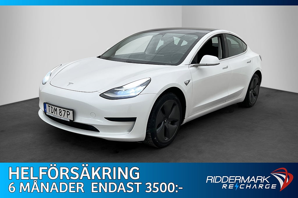 Tesla Model 3 Standard Range Plus Autopilot Svensksåld