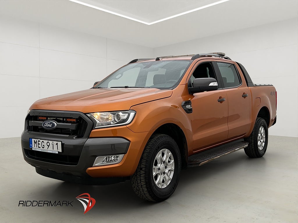 Ford ranger Wildtrak 3.2 4x4 Värmare Kamera Dragkrok