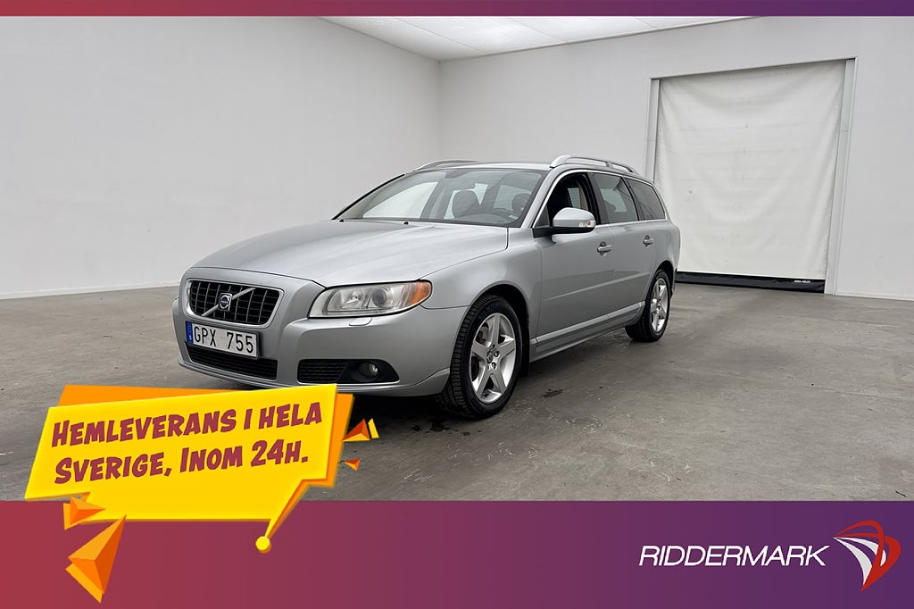 Volvo V70 D5 Geartronic 185hk Summum Läder  Drag 3-Brukare