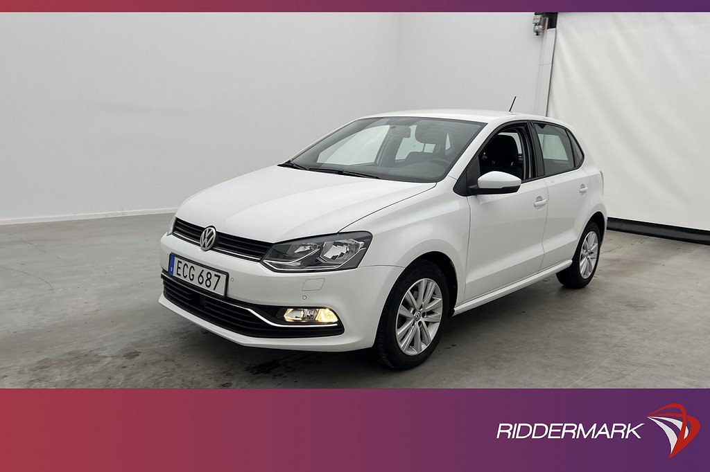 Volkswagen Polo 1.2 TSI 90hk 2-Brukare Sensorer Farthållare