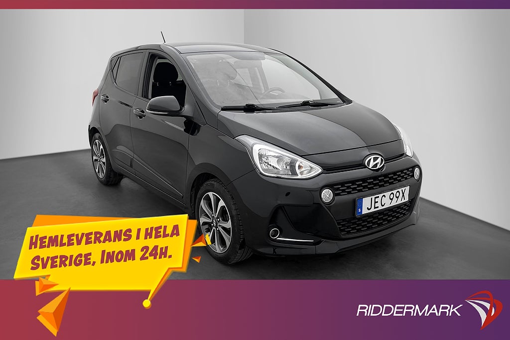 Hyundai i10 1.0 67hk Premium P-Sensorer CarPlay Rattvärme