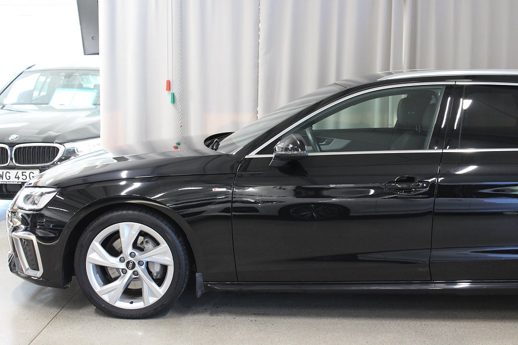 Audi A4 40 TDI quattro S-Line, Drag, Värmare, B&O 3,99% Ränta