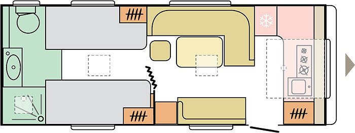 Adria ADORA 613 HT (inkl AC + First Camp 30 dag)+ formsydd matta 