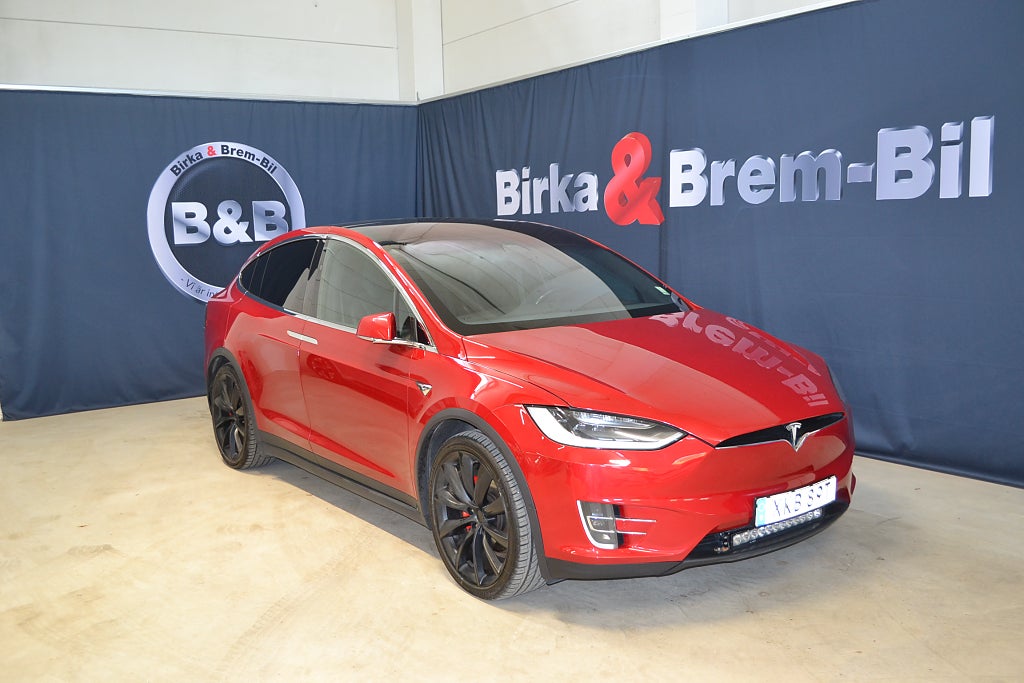 Tesla Model X P100D 611hk dragkrok autopilot 22`Ludicrous 