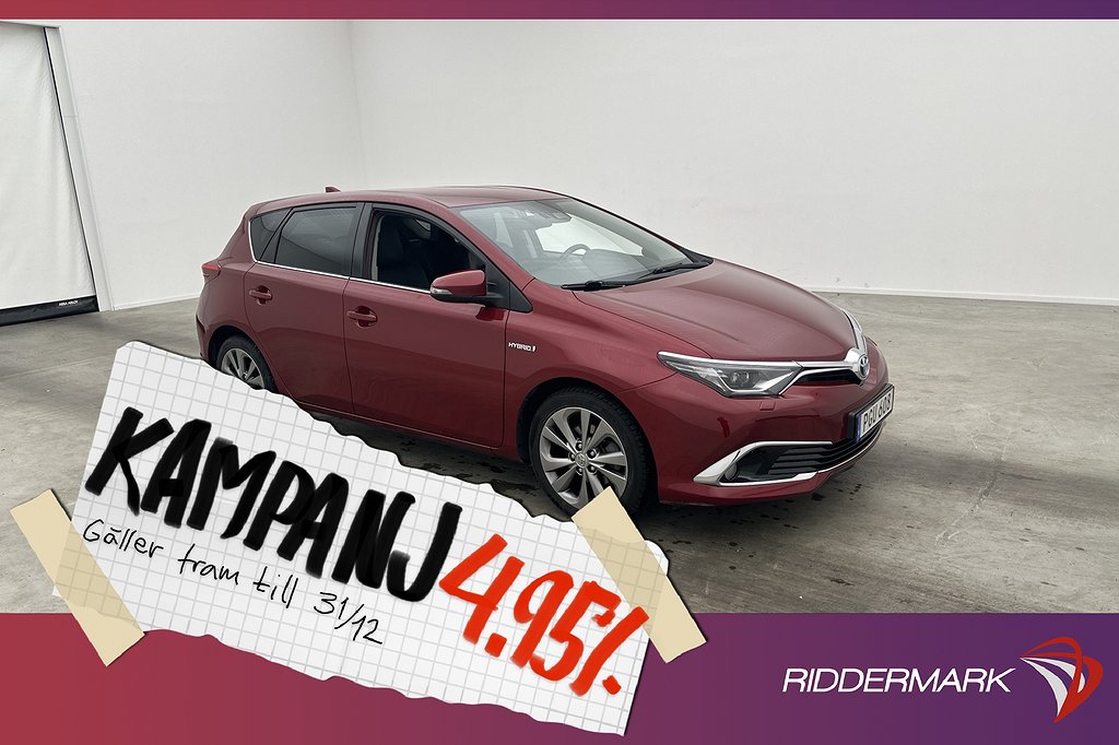 Toyota Auris Hybrid 136hk Executive Kamera Na 4,95% Ränta