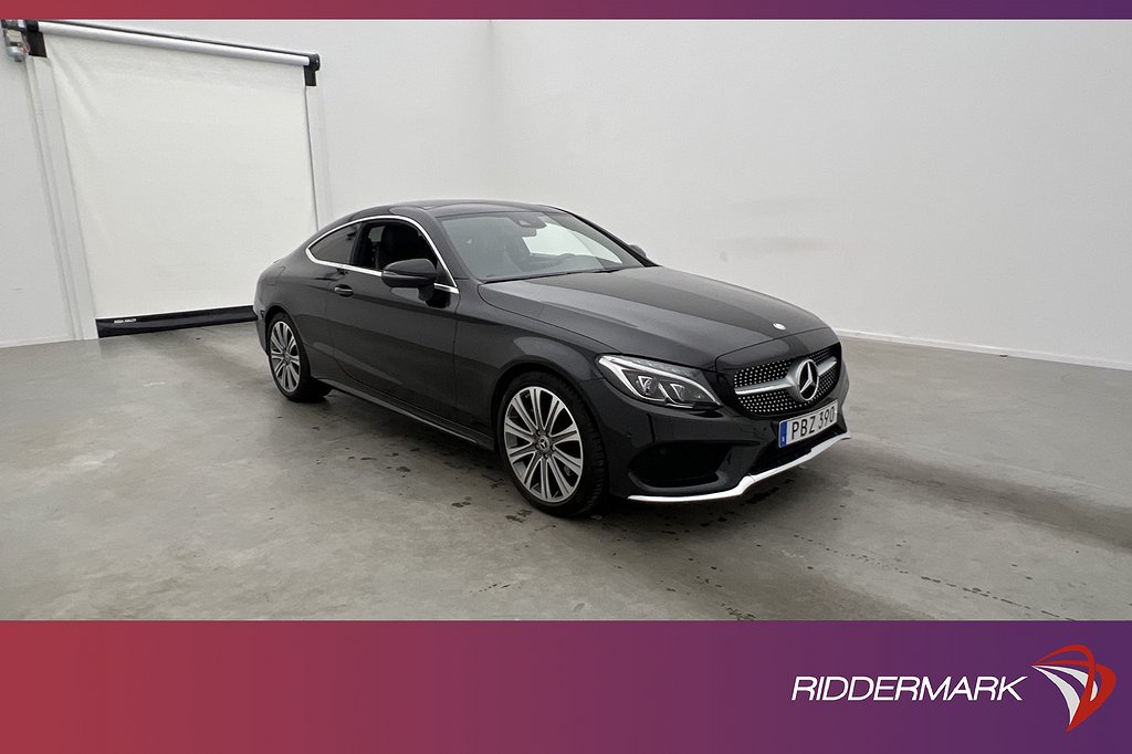 Mercedes-Benz C 250 Coupé 211hk AMG Pano Värm Burmst Kamera