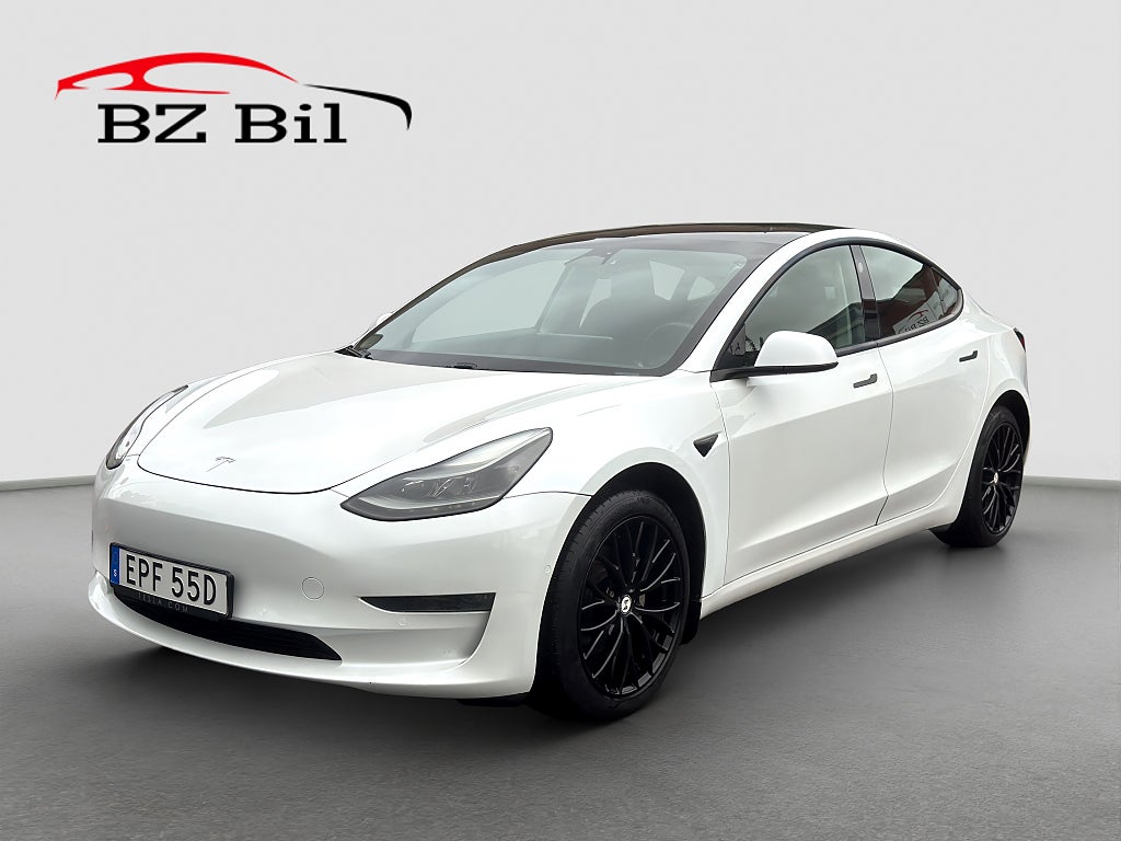 Tesla Model 3 Long Range AWD Long Range Värmepump Drag 