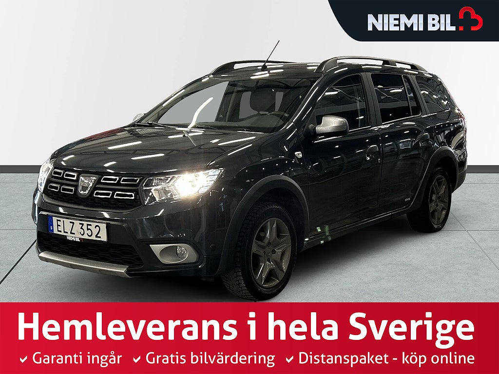 Dacia Logan Stepway 0.9 TCe S&V-hjul/Kamera/Navi/Mvärm/Drag