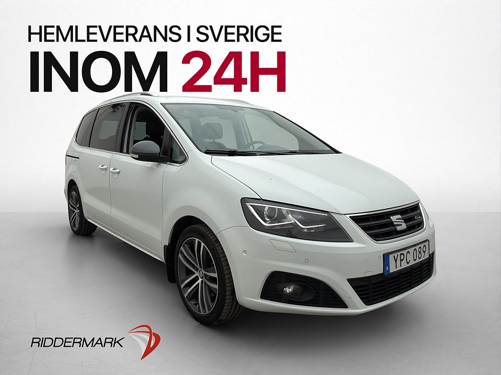 Seat Alhambra TDI AWD 184hk FR-Line 7-Sits El-Dörrar D-Värm