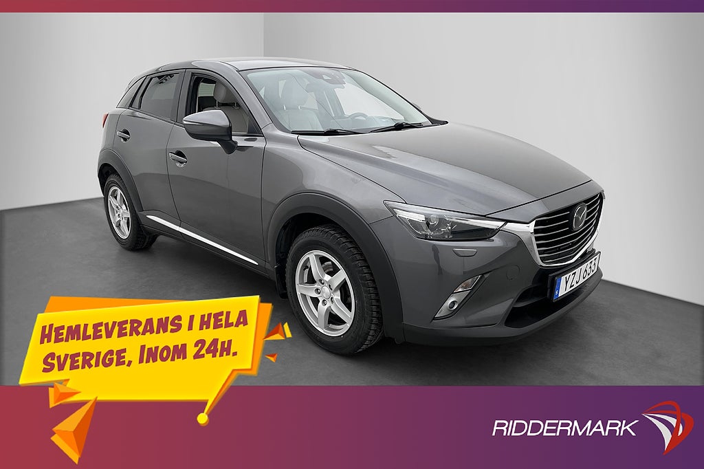 Mazda CX-3 2.0 AWD Optimum Skinn HuD BOSE Drag M-Värm Kamera