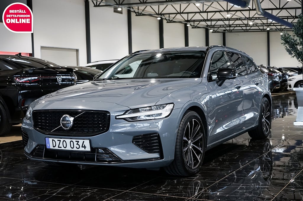 Volvo V60 Recharge T6 AWD AUT R-Design 360 Kam Navi Blis Long Range 350hk