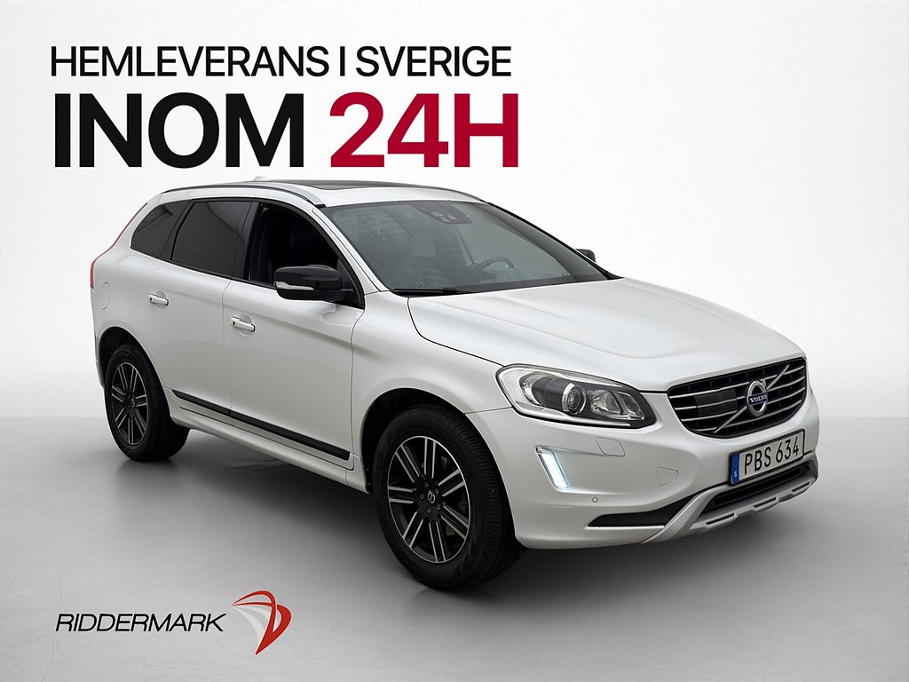 Volvo XC60 D4 AWD Summum Pano D-Värm Drag Navi Kamera Skinn