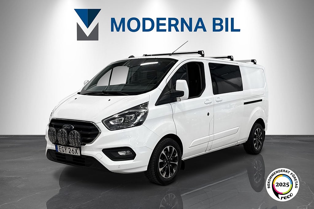 Ford transit Custom 340 Crew Van 2.0 170hk 5-sits Drag D-värm B-kam