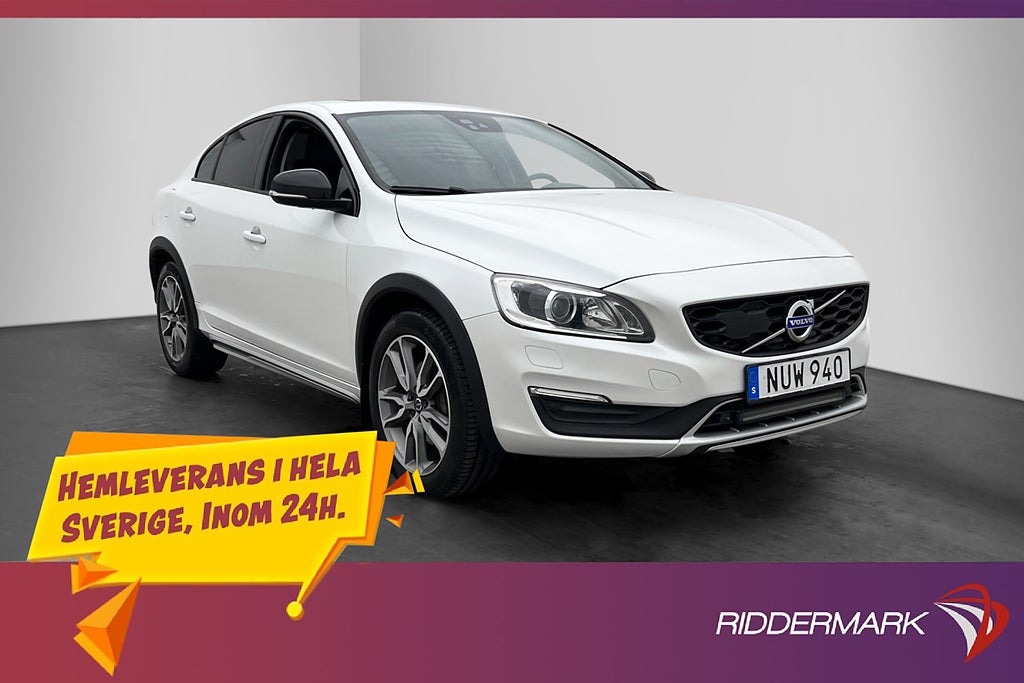 Volvo S60 Cross Country D4 AWD Summum VOC Värmare Pano Drag