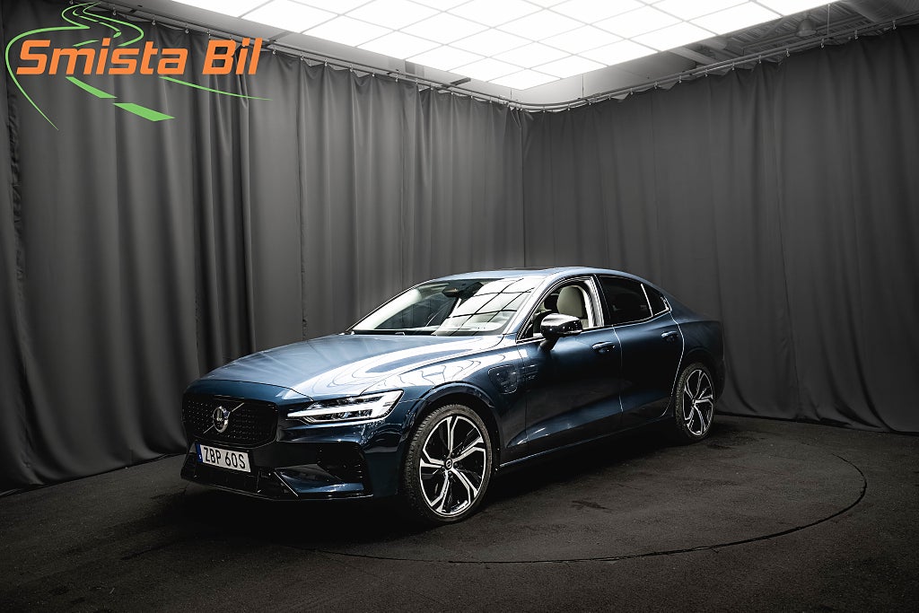 Volvo S60 Recharge T8 AWD ULTIMATE DARK PANO HK DRAG 360 HUD MOMS