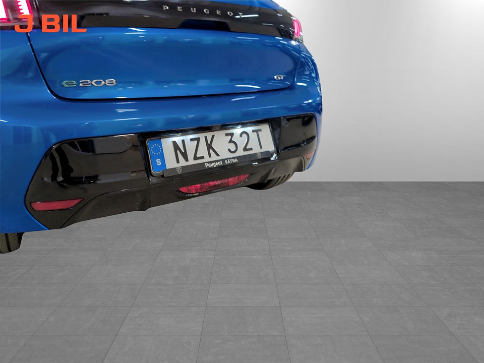 Bild på Peugeot E-208 GT 50kWh Aut B-KAMERA P-SENSORER 136hk