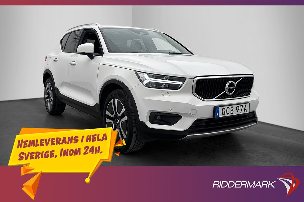Volvo XC40 B4 Advanced VOC Värmare Kamera CarPlay Navi