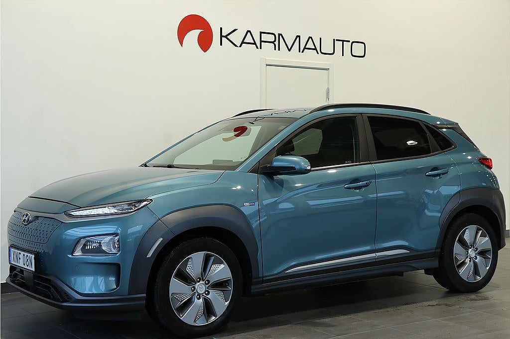 Hyundai Kona Electric 64 kWh Premium 204hk Backkamera Navi CarPlay