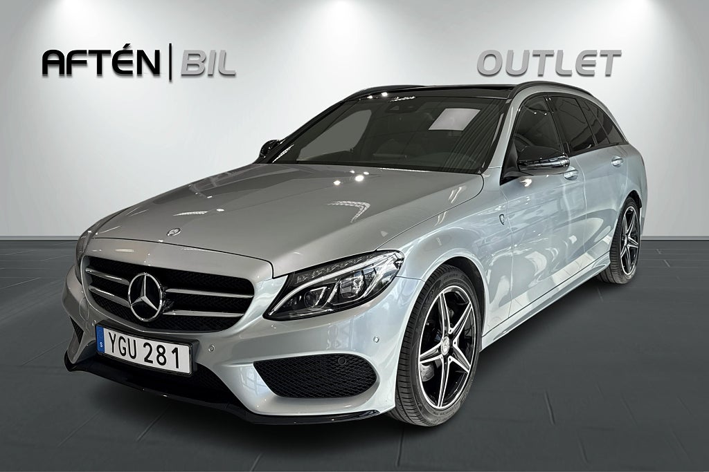 Mercedes-Benz C 220T d 7G-Tronic Plus AMG Line Burmester Drag Pano GPS