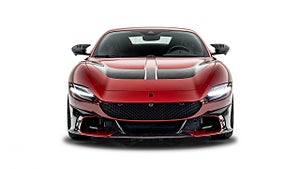 Ferrari Roma har fått en uppdatering på utseendet och en effektökning tack vare Mansory. Foto: Mansory