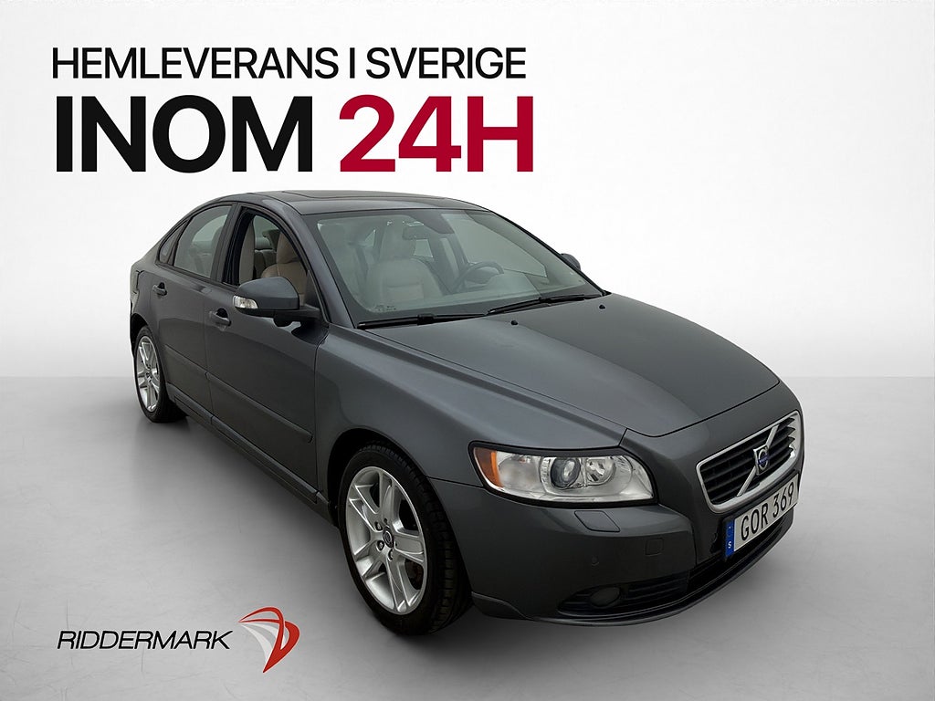 Volvo S40 2.4 Summum Taklucka BLIS Skinn Drag P-Sensorer