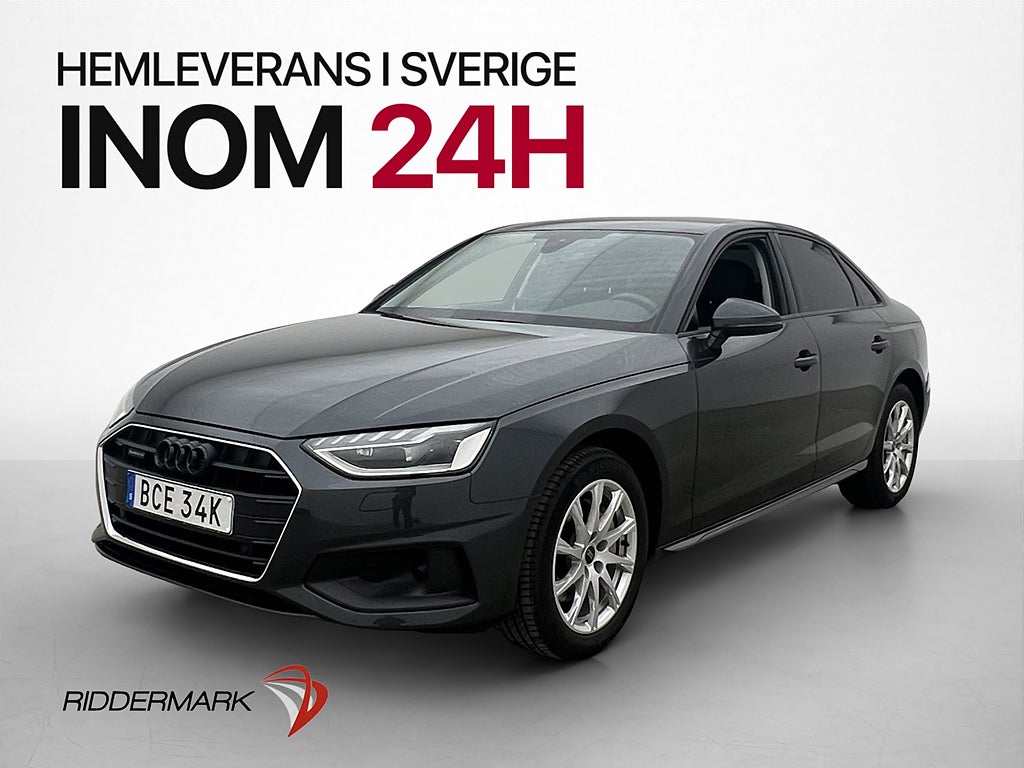 Audi A4 40 TDI Quattro B&O GPS Sensorer Adp-Fart Lane assist