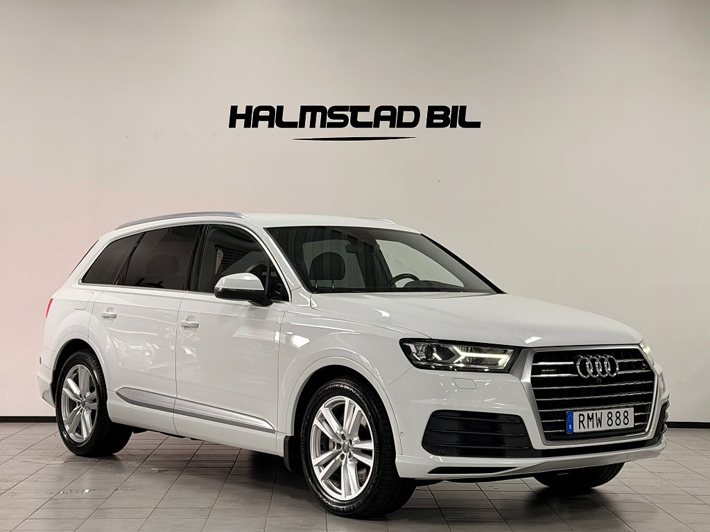 Audi Q7 Q7 3.0 TDI 272hk S line | 7-Sits | Luft | 360° | BOSE