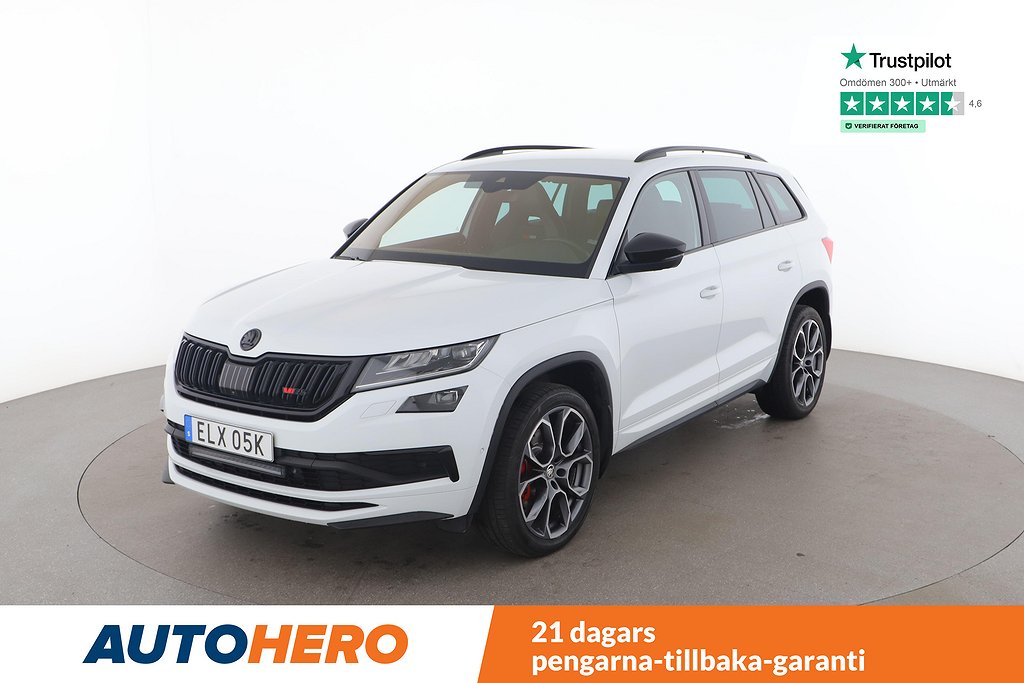 Skoda Kodiaq RS 2.0 TDI 4x4 / Carplay, Backkamera, Rattvärme