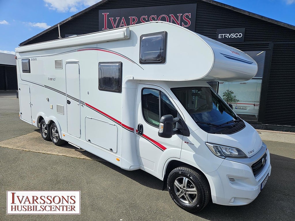 Dethleffs Trend A 7877-2 / 6st bälte & sovplatser / Alde / 177hk / AC bode