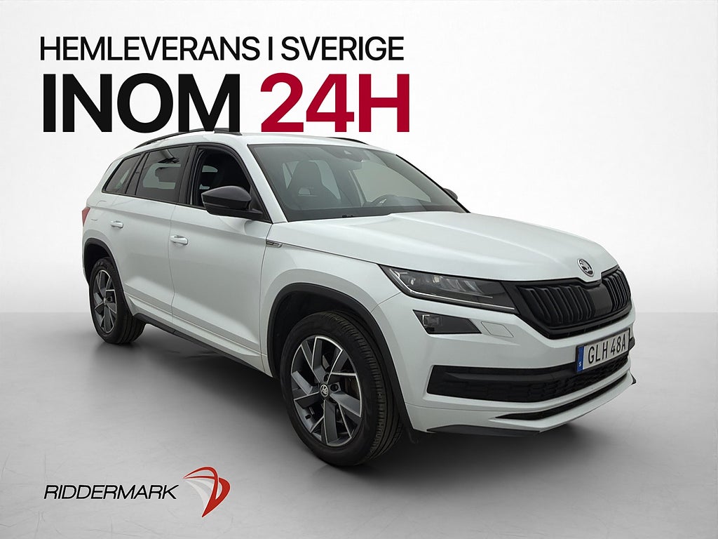 Skoda Kodiaq TSI 4x4 Sportline Cockpit Värmare Canton Kamera