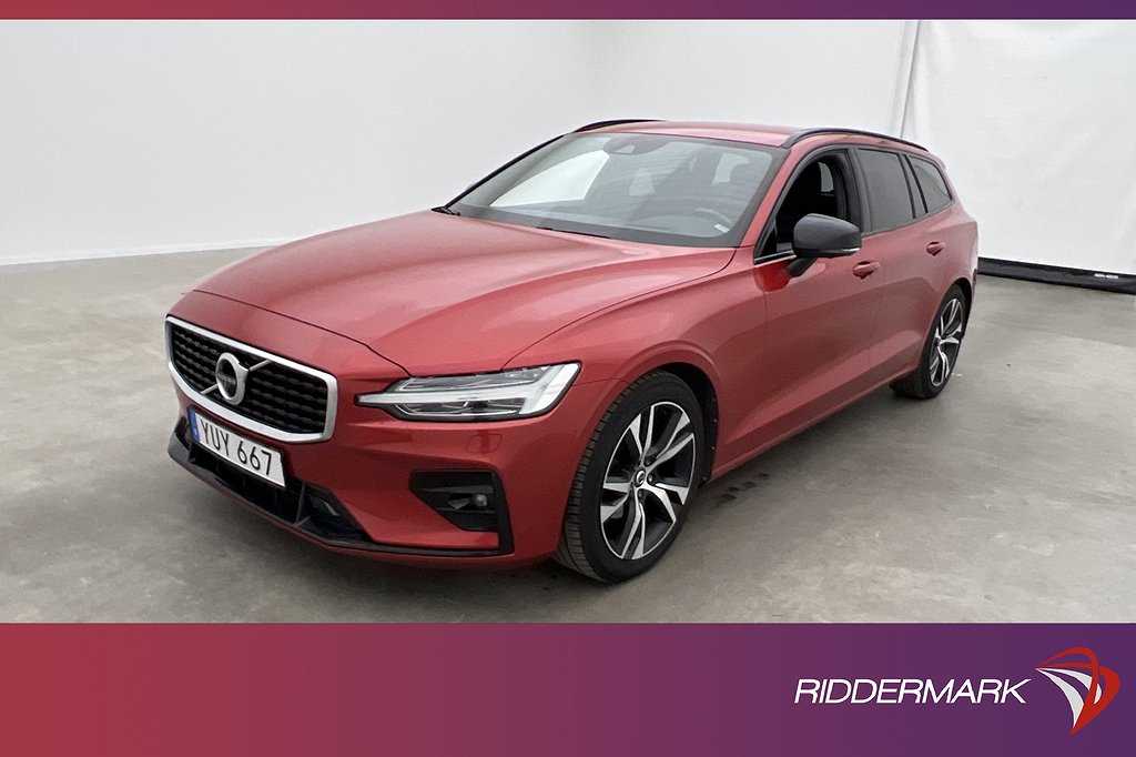 Volvo V60 D4 190hk R-Design VOC Värm H/K HUD 360° Navi Skinn