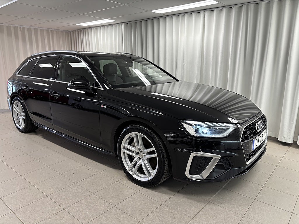 Audi A4 Avant 40 TFSI QUATTRO S LINE 204 HK S TRON