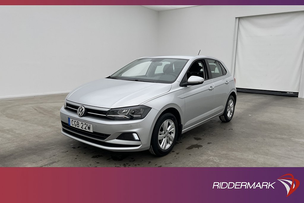 Volkswagen Polo 1.0 TSI 95hk Comfortline Sensorer 0,46l/mil