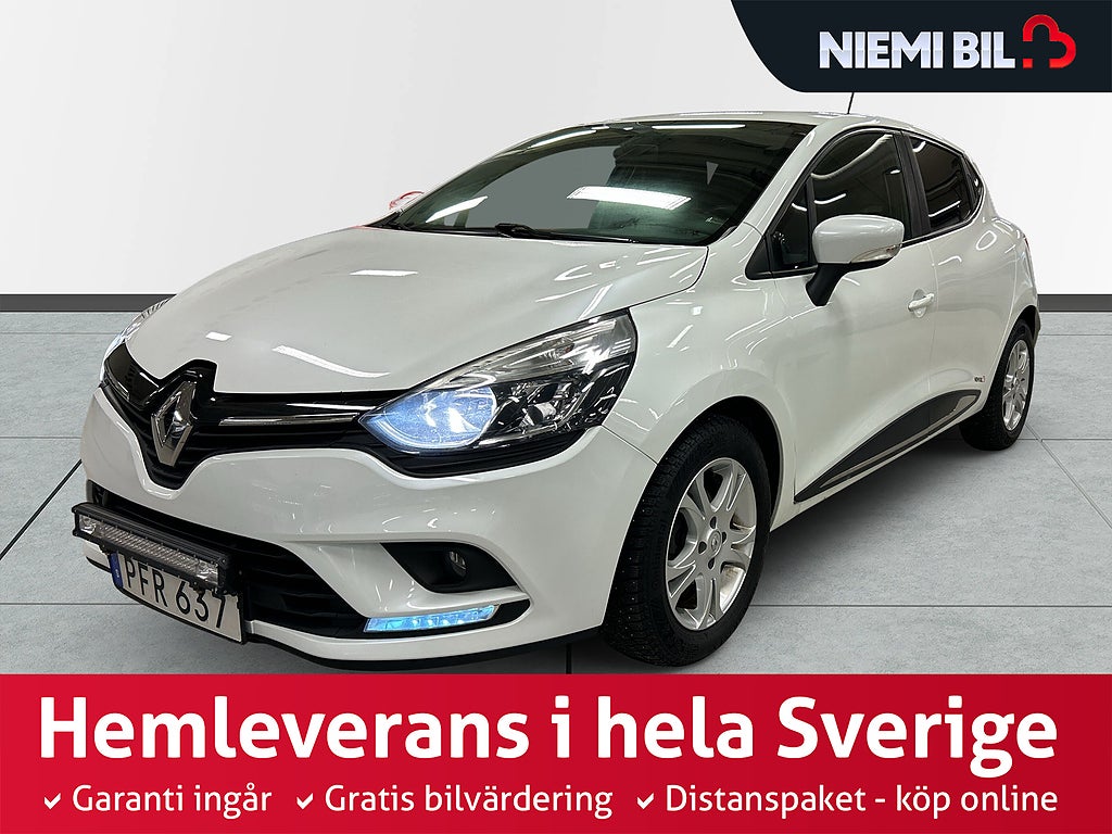 Renault Clio 0.9 TCe Zen Drag/MoK-Värm/P-Sens/LED-Ramp/Navi/SoV-Däck