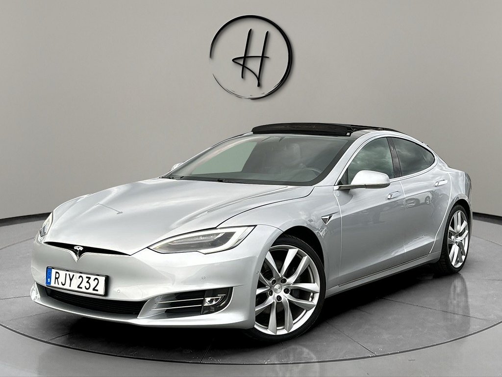 Tesla Model S AWD Panorama GPS Skinn 360° Kamera Autopilot 