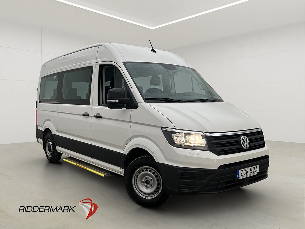 Volkswagen Crafter L2H2 RAMP Värm Kamera CARPLAY 9-Sits Moms