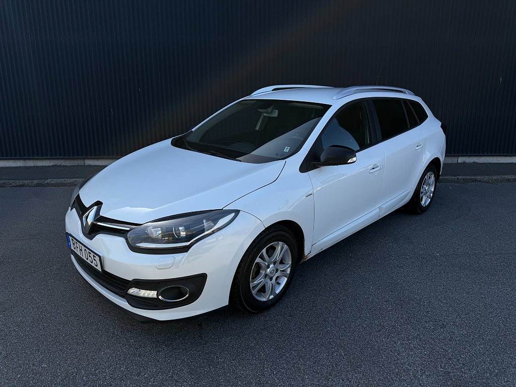 Renault Mégane Grandtour 1.5 dCi LIMITED|Drag|Fullservad|Ränta 1.95%