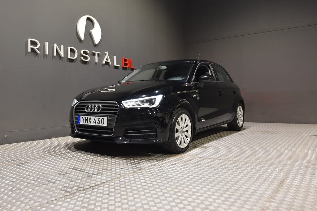 Audi A1 Sportback SB 1.0 TFSI 95 HK M&K 360KR/ÅR 0.37L/MIL 11400MIL