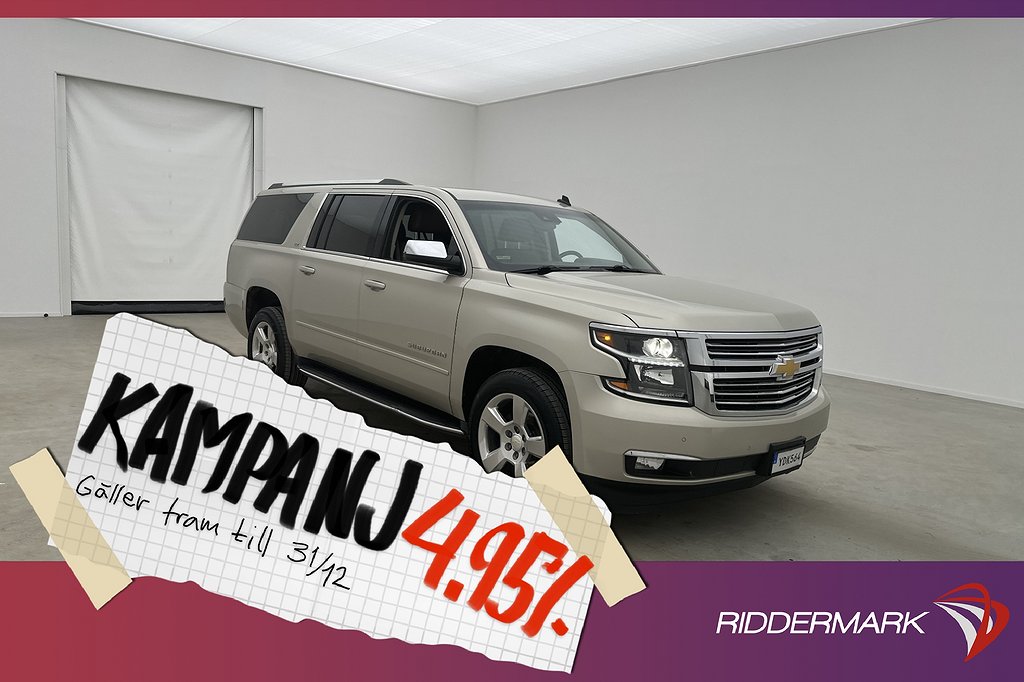 Chevrolet Suburban V8 4WD 360hk LTZ 7-sit Takluc 4,95% Ränta